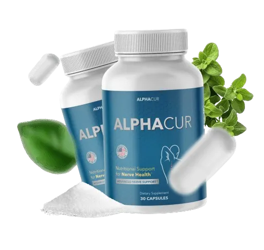 AlphaCur Nerve Support Supplement - Official Bottles